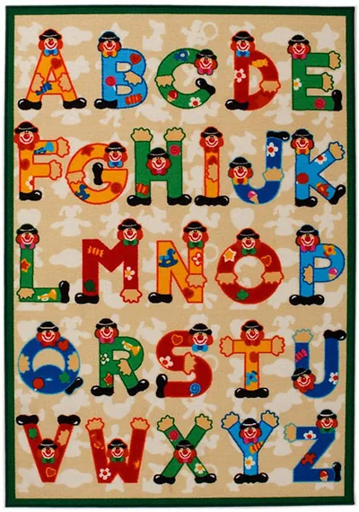 Tapis enfant Alphabet SEVI, ABC, 100x140cm
